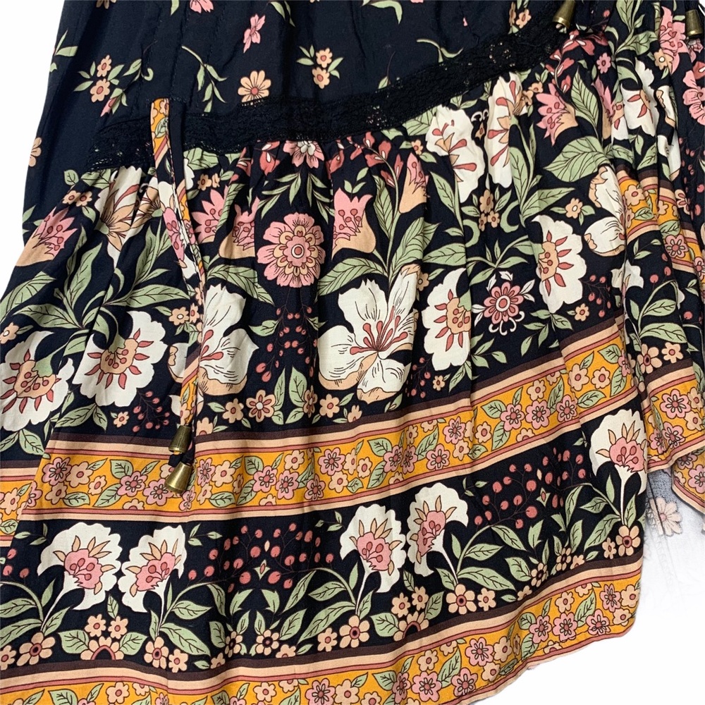 EUC Large Jaase Dewdrop hi-lo rayon skirt - Picture 6 of 11